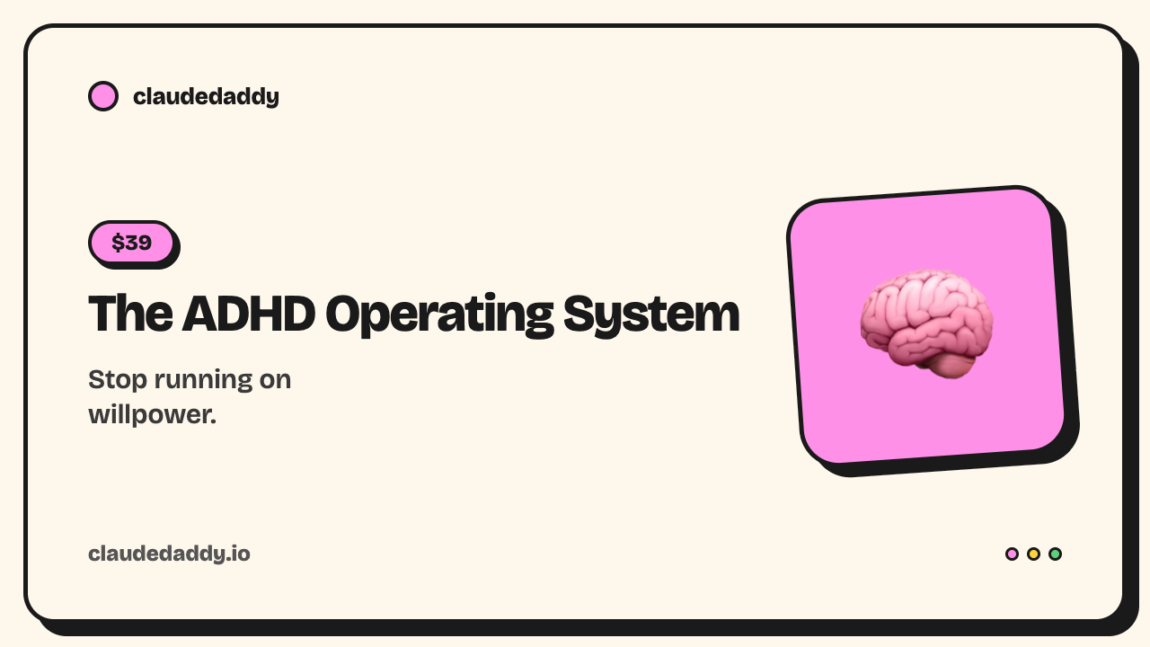 The ADHD Operating System