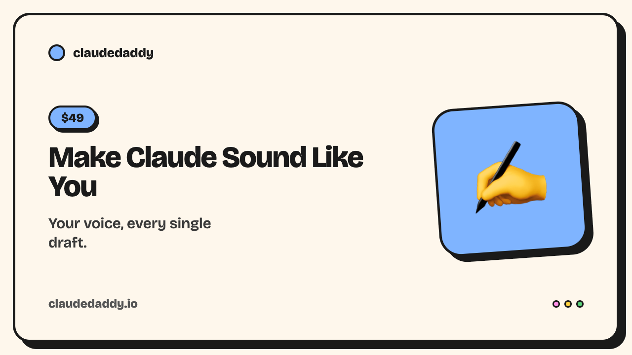 Make Claude Sound Like You