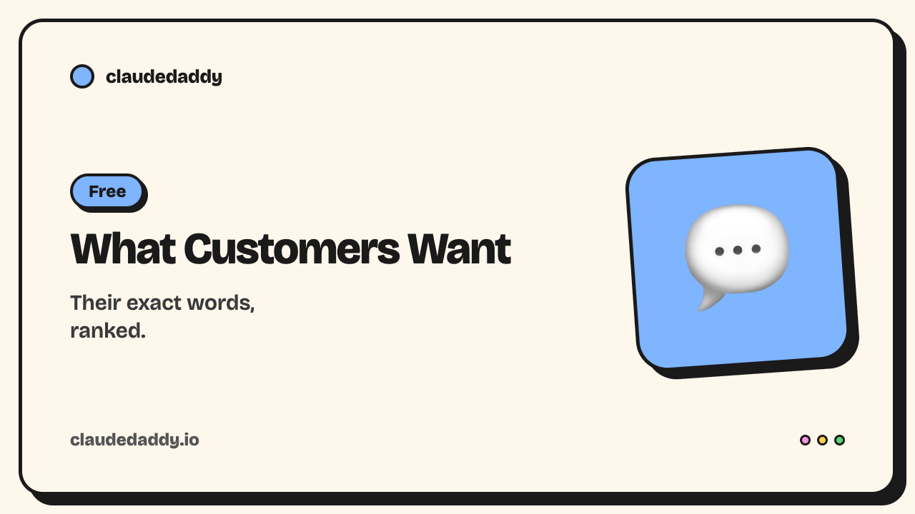 What Your Customers Actually Want